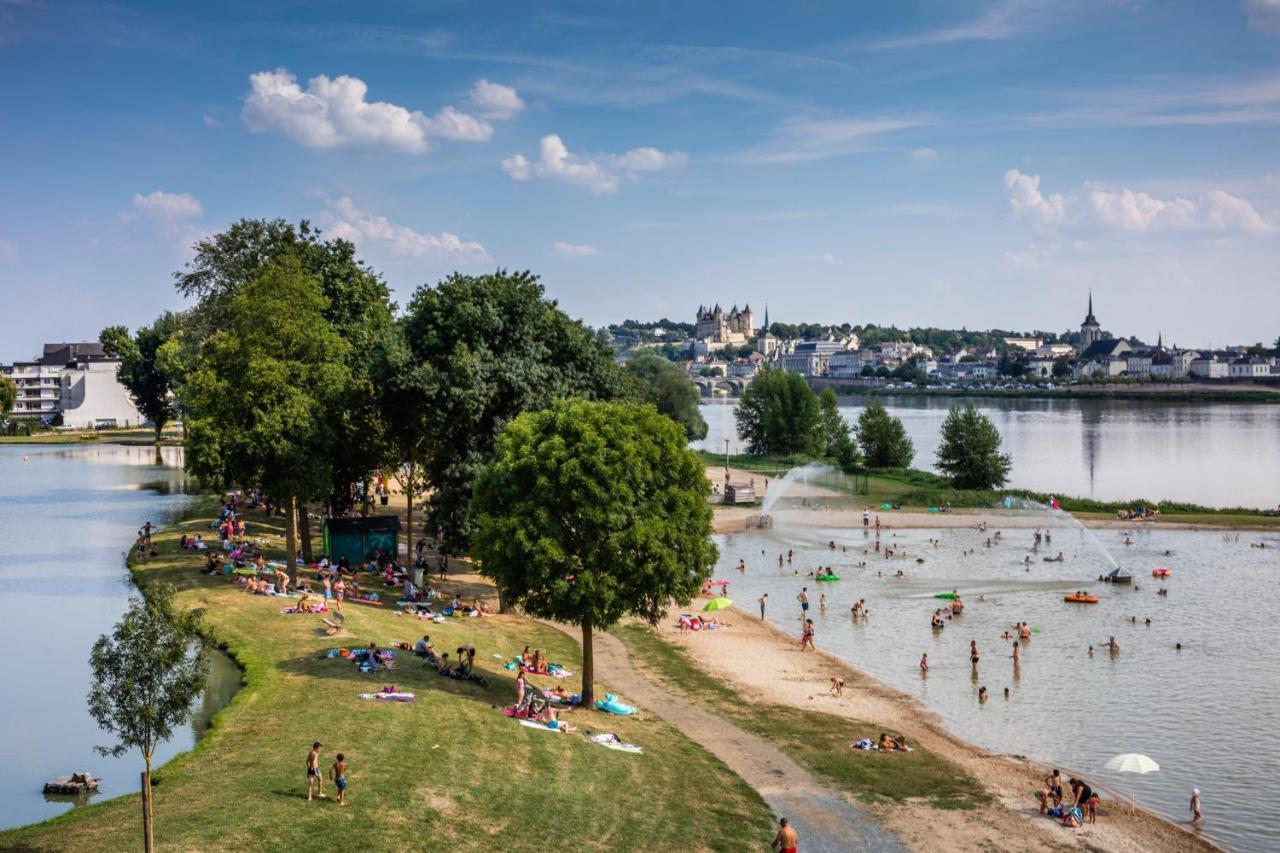 Le Bois Flotte - Maison Au Coeur De La Loire Entre Ville Et Nature Saumur Exterior foto